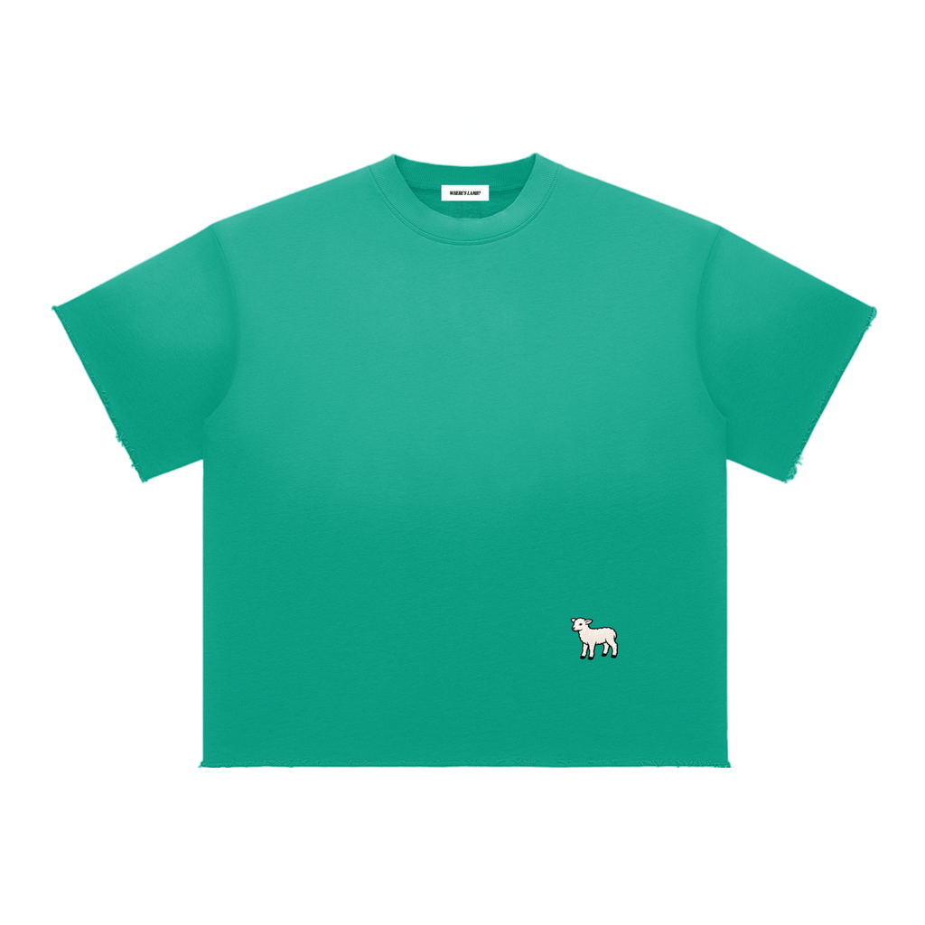 Sun Fade Raw Edge Thick Tee