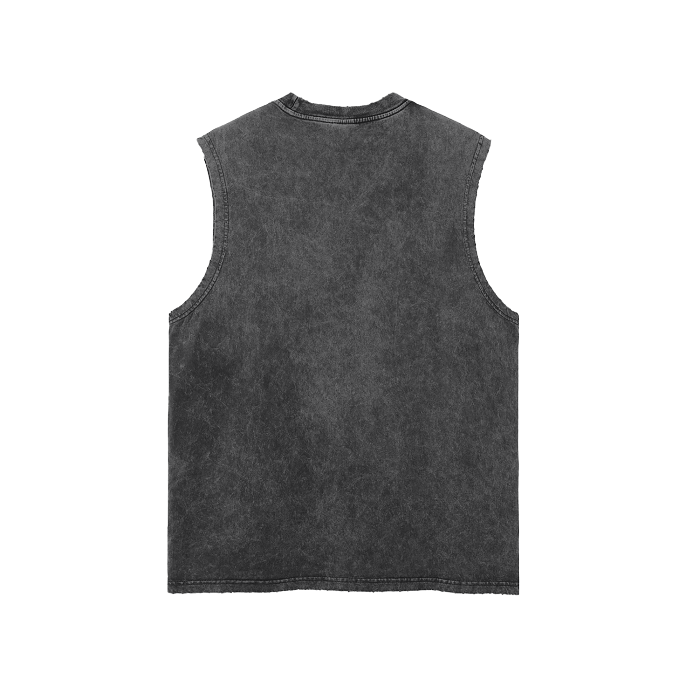 Snow Washed Frayed Hem Tank