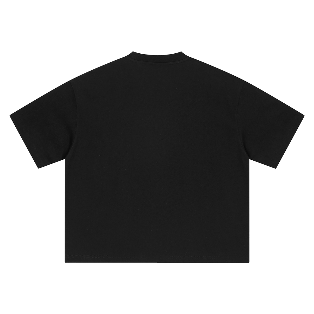 Lamby Heavyweight Boxy Oversized T-Shirt Black